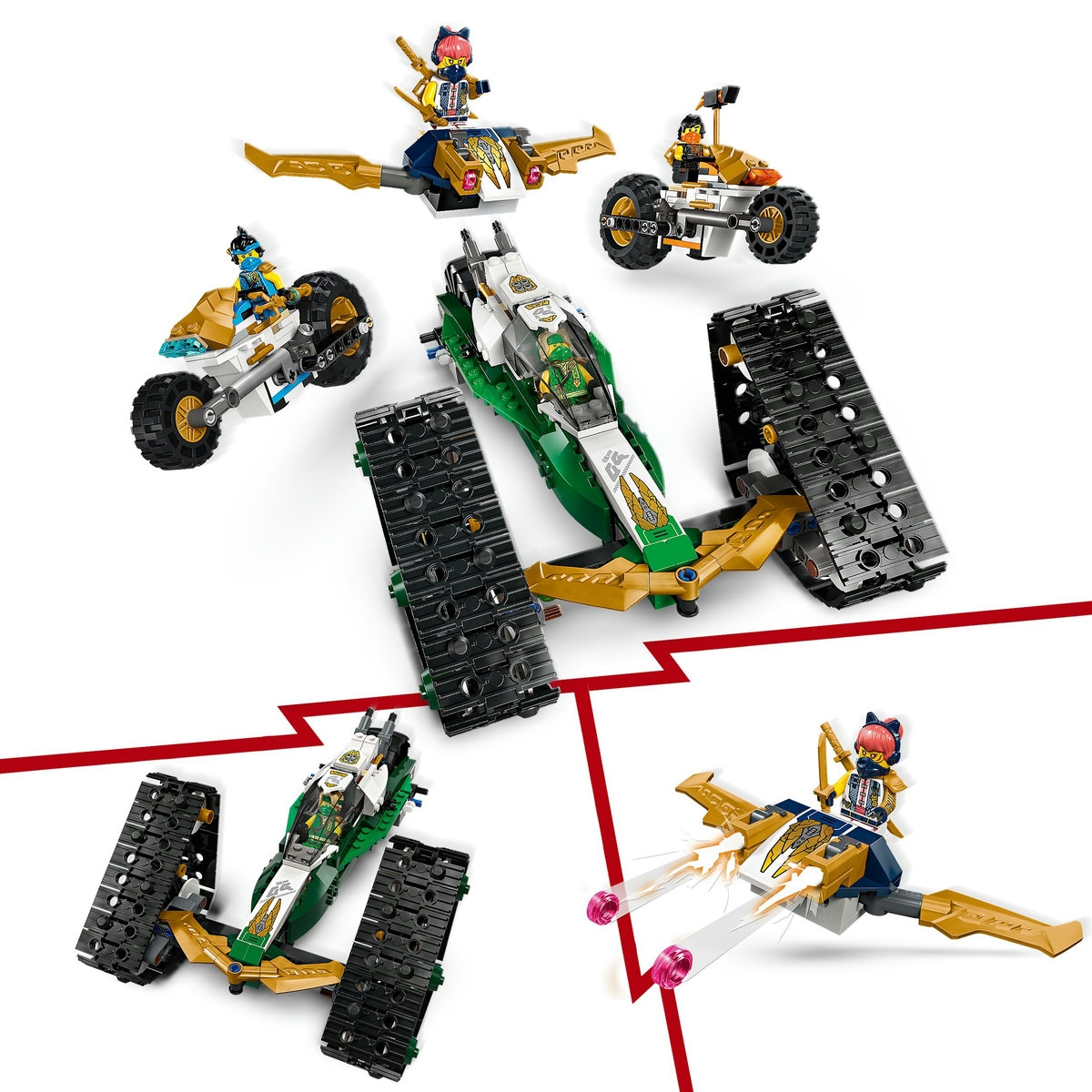 Vehicul combinat al echipei ninja 71820 LEGO Ninjago - BNB