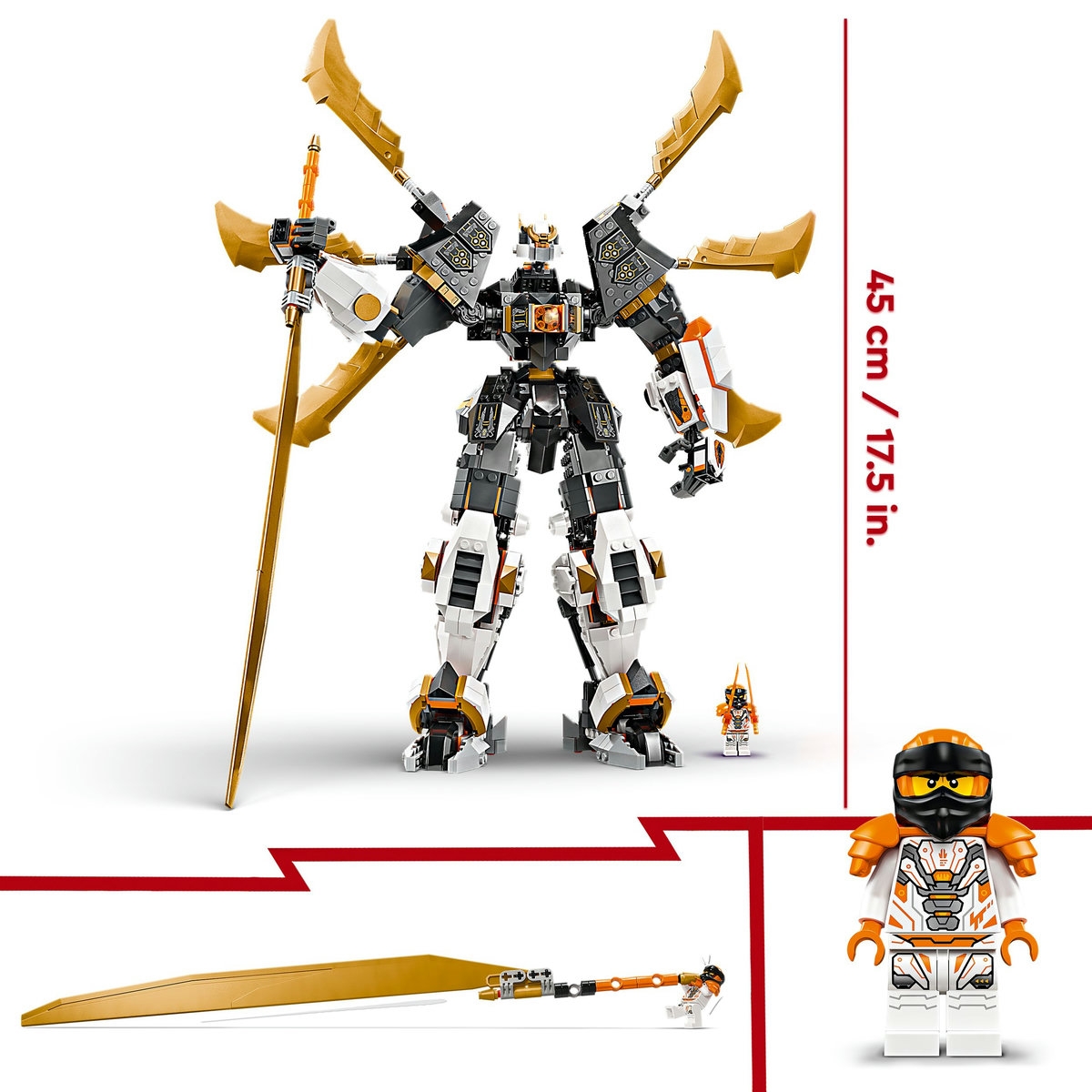 Robotul-dragon de titan al lui Cole 71821 LEGO Ninjago - BNB