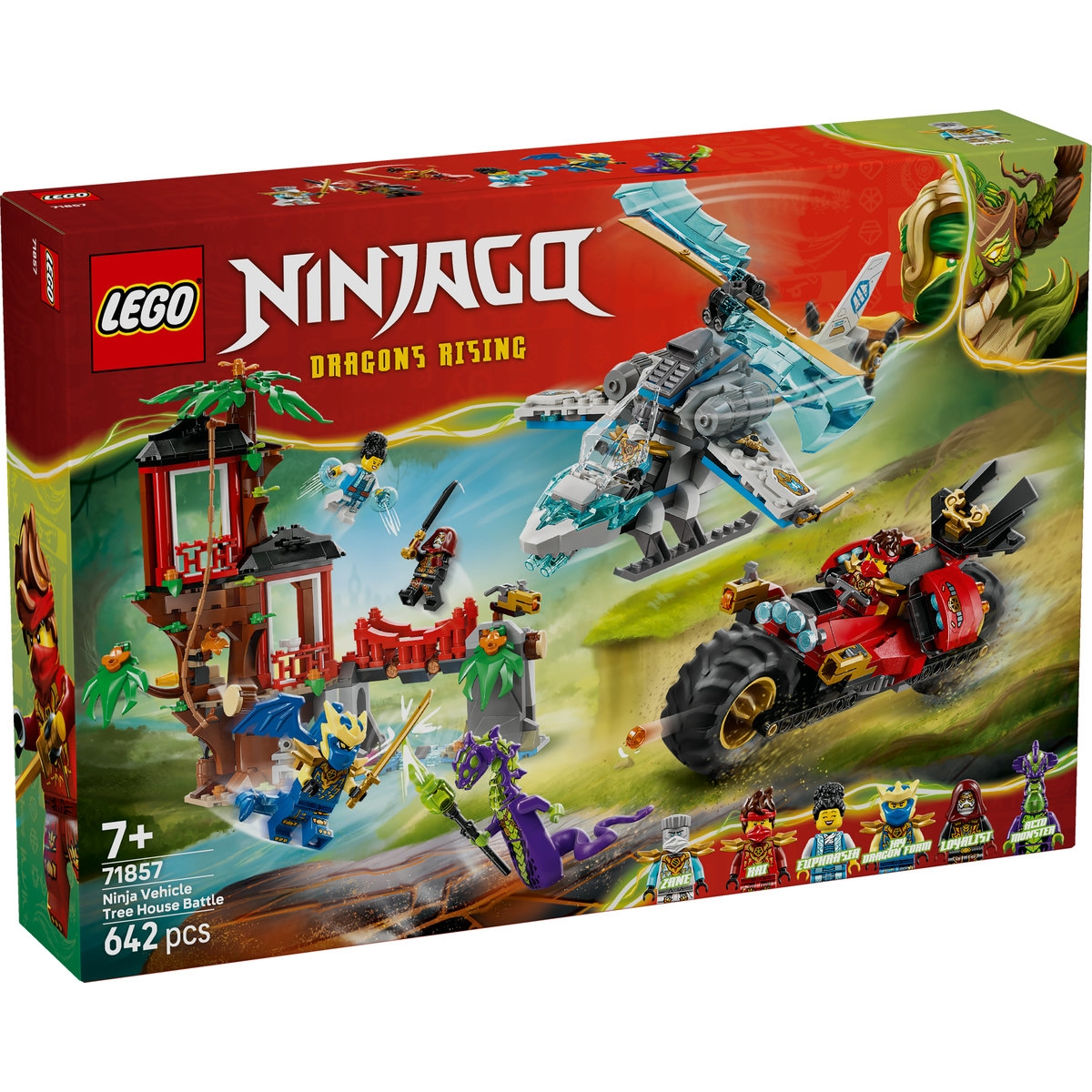 ❤︎ Lupta la casa din copac cu vehicule ninja 71857 LEGO Ninjago - BNB