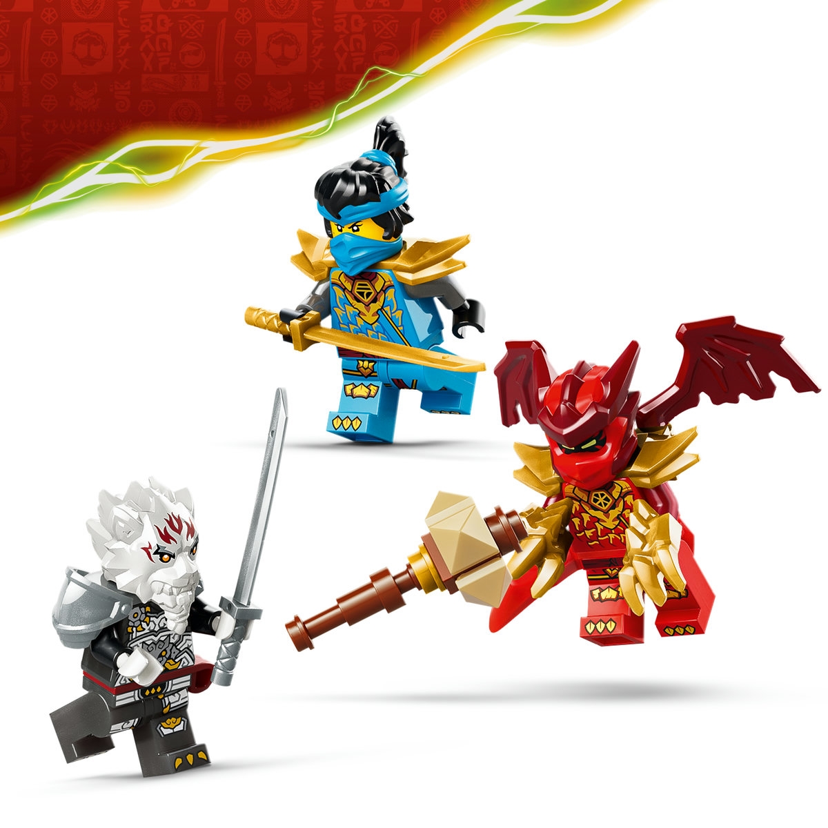 Zilvar si monstrul dragon Grimtak 71863 LEGO Ninjago - BNB