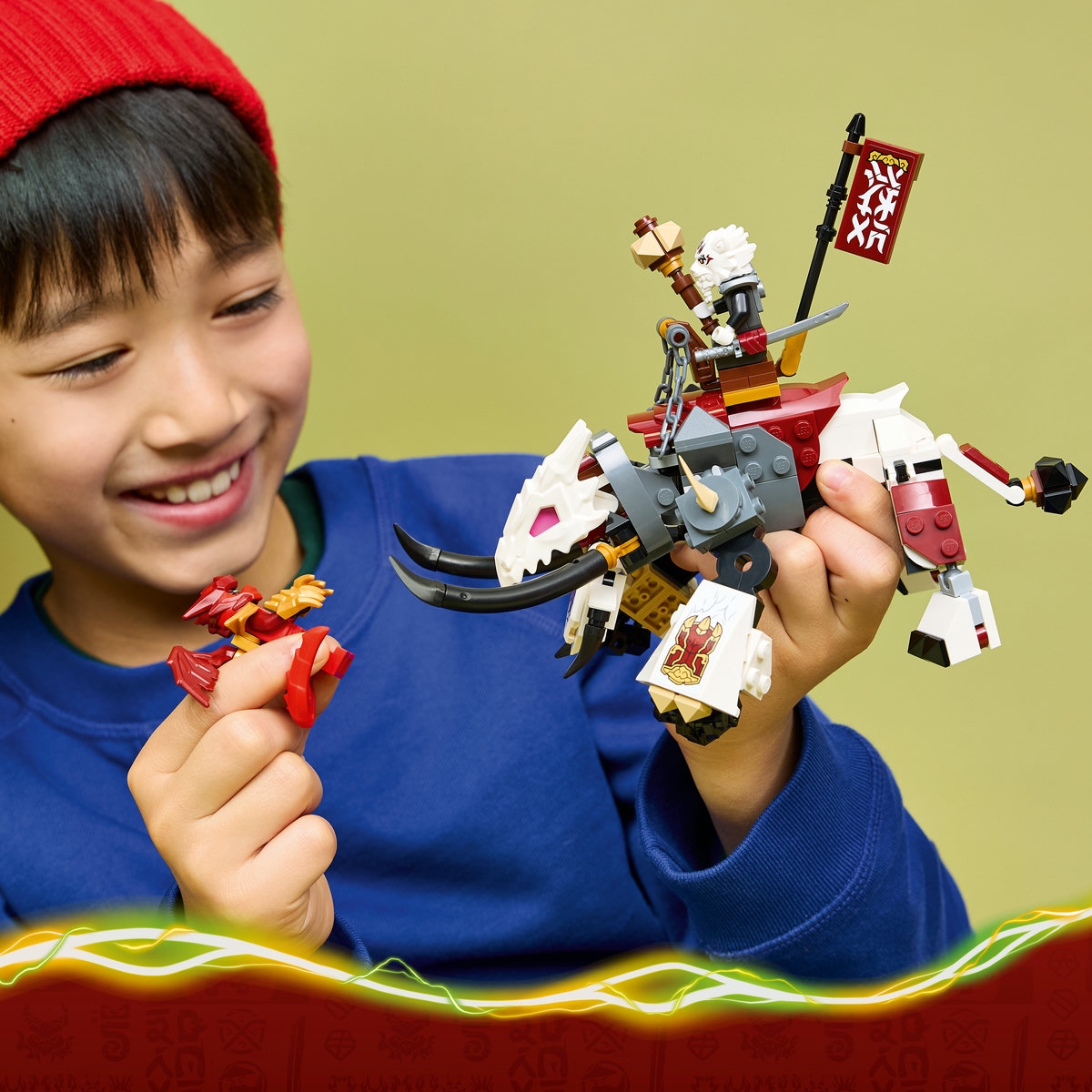 Zilvar si monstrul dragon Grimtak 71863 LEGO Ninjago - BNB