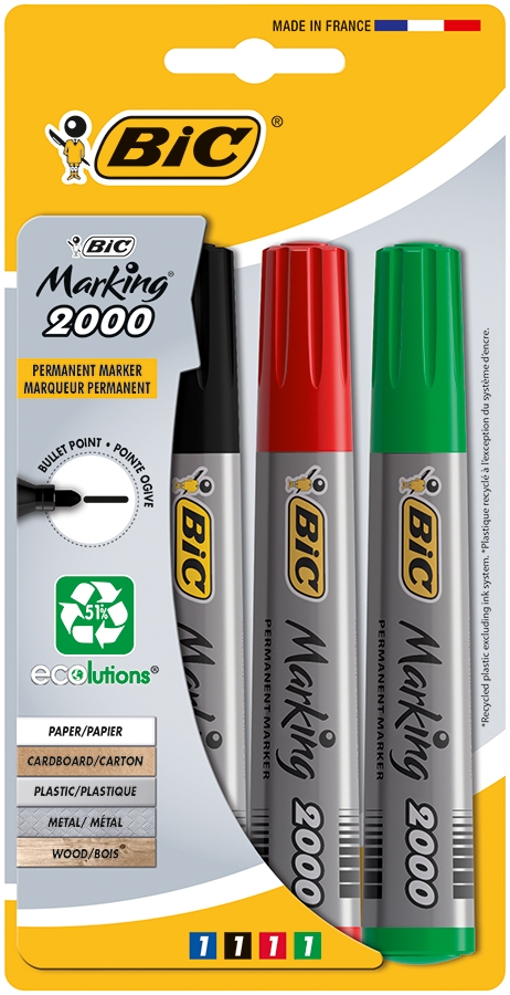 Marker permanent Marking 2000 ECOlutions, varf rotund, mediu