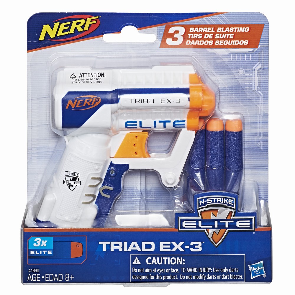 Fléchettes Officielles Nerf Elite Triad EX3 - Modèle A1690EUA - Pour Jouet Nerf - Neuf