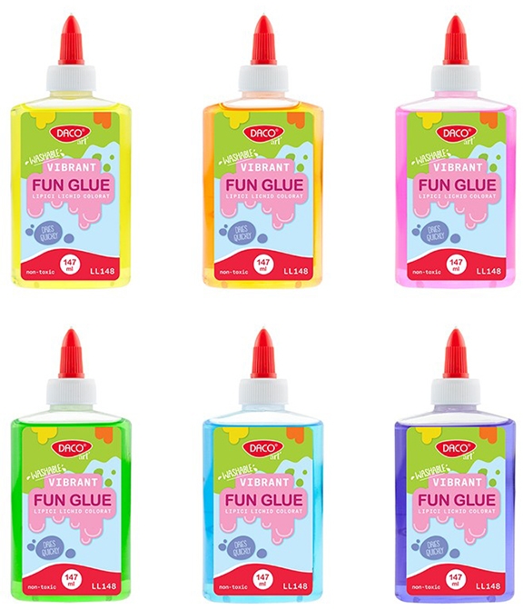 Specialty Bibliography regional Lipici lichid colorat Lipiciu coloriciu 147 ml Daco - BNB