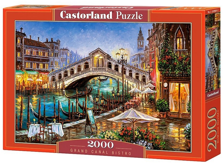 Puzzle 2000 piese, Grand Canal Bistro, Castorland - BNB