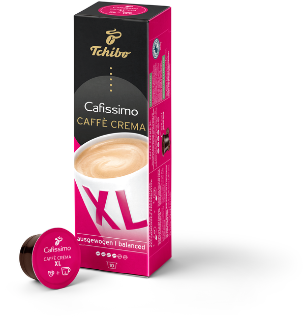 Cutie 10 capsule cafea Tchibo Cafissimo Caffe Crema Wake Up Coffee