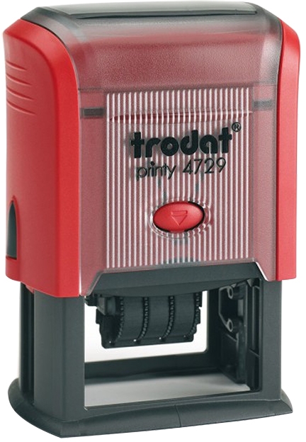 Stampila datiera profesionala + text 50 x 30 mm Trodat - BNB