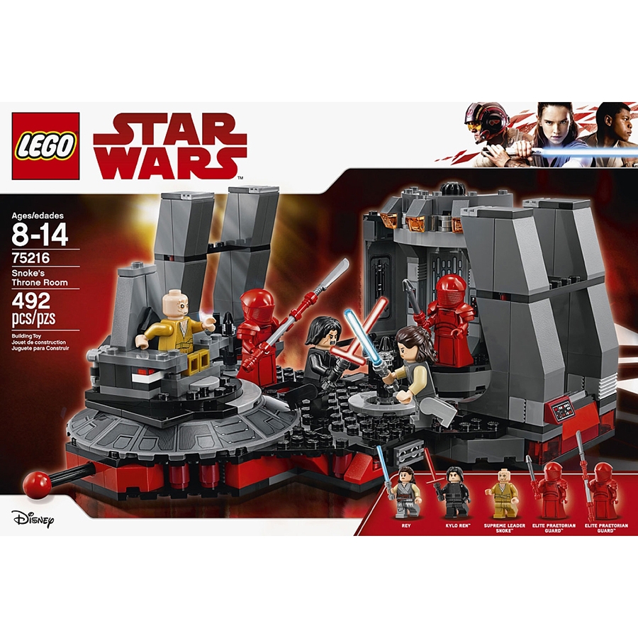 Isolate Ordinary collide Sala tronului lui Snoke 75216 LEGO Star Wars - BNB