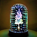 Decoratiune Glob luminos cu baterii/usb, 15 cm, multicolor 