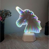 Decoratiune Luminoasa, model Unicorn, 20 cm, multicolor 