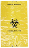 Saci LDPE Galbeni PERICOL BIOLOGIC 600 x 800 60L