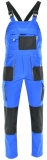 Pantaloni cu pieptar Rocky, albastru royal, Saraworkwear