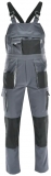 Pantaloni cu pieptar Rocky, gri, marimea 44, Sara Workwear