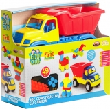 Joc Constructiv 49 piese + Camion Burak Toys
