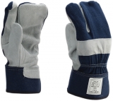 Manusi din piele spalt de bovina cu trei degete, Rock Safety