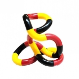 Jucarie senzoriala antistres, Fidget Twist, multicolora, cu miscari infinite de decompresie 
