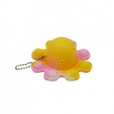 Jucarie senzoriala antistres Pop it Now and Flip it, Push Bubble, Caracatita Reversibila, multicolora V3 