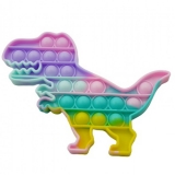 Jucarie senzoriala antistres Pop it Now, model Dinozaur multicolor 
