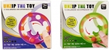 Jucarie senzoriala antistres Pop it Now and Flip it, 8 cm, Spin Toy multicolor
