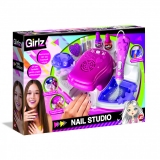 Set manichiura pentru fetite Unghii cu sclipici Nail Studio Girlz As Toys