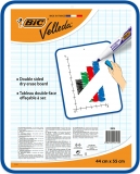 Whiteboard Velleda Office 44 x 55 cm, rama albastra, Bic