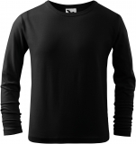 Tricou copii, cu maneca lunga, marime: 110, negru, Malfini
