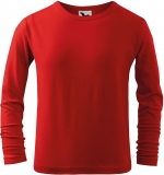 Tricou copii, cu maneca lunga, marime: 110, rosu, Malfini