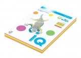 Carton IQ color mixt A4 intens 160 g/mp, 100 coli/top