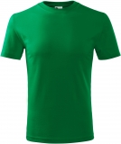 Tricou classic new, copii, verde mediu, Malfini