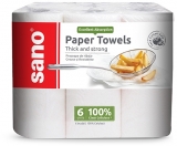 Prosop de bucatarie, Sano Sushi Magic, 2 straturi, 46 foi/rola, 6 role/set