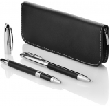 Set pix si roller in etui negru Elegance