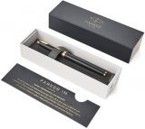 Stilou penita M IM Royal Premium Black/Gold GT Parker