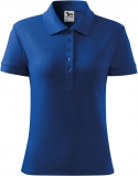 Tricou cotton polo, pentru dama, marimea: 2XL, albastru regal, Malfini