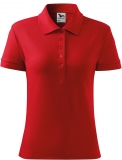 Tricou cotton polo, pentru dama, marimea: 2XL, rosu, Malfini