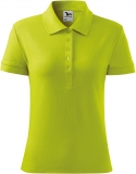 Tricou cotton polo, pentru dama, lime, Malfini