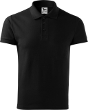 Tricou heavy cotton polo, pentru barbati, marimea: 2XL, negru, Malfini