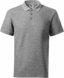 Tricou heavy cotton polo, pentru barbati, marimea: 2XL, gri inchis, Malfini
