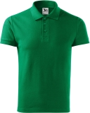 Tricou heavy cotton polo, pentru barbati, verde mediu, Malfini