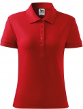 Tricou heavy cotton polo, pentru dama, rosu, Malfini
