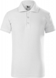 Tricou pique polo, pentru copii, alb, Malfini