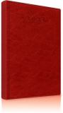 Agenda datata 2024 RO A5, 352 pagini, coperta buretata, culoare rosu, Herlitz