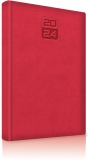 Agenda datata 2024 Tucson RO A5, 352 pagini, coperta buretata, culoare rosu, Herlitz