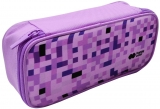 Penar dreptunghiular cu un fermoar si o extensie, Pixi, violet, Happy Color