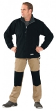 Jacheta fleece pentru barbati, 360 g/m2, negru / gri, Rock Safety 