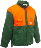 Geaca de protectie pentru fierastrau cu lant, verde / portocaliu, Woodcutter, Rock Safety