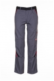 Pantaloni cu talie inalta, gri inchis / negru / rosu, Highline, Rock Safety 