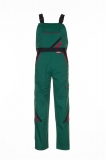 Pantalon cu pieptar, verde / negru / rosu, Highline, Rock Safety 