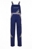 Pantalon cu pieptar, albastru marin / galben / gri, Visline, Rock Safety 
