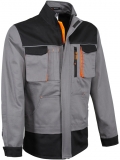 Geaca, gri / negru / portocaliu, Comfort, Rock Safety 