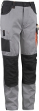 Pantaloni cu talie inalta, gri / negru / portocaliu, Comfort, Rock Safety 